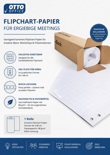 Otto office flipchart papier - otto, flipchart-papier