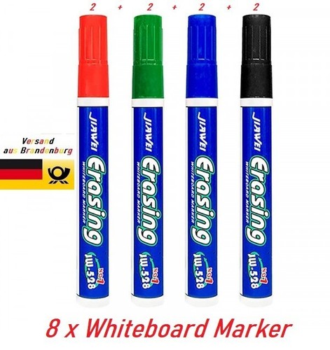 Whiteboard marker schwarz - whiteboard, 2*schwarz