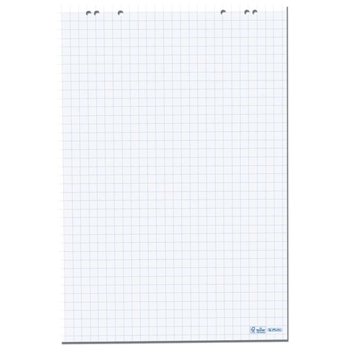 Herlitz flipchartblock kariert - flipchartblock,